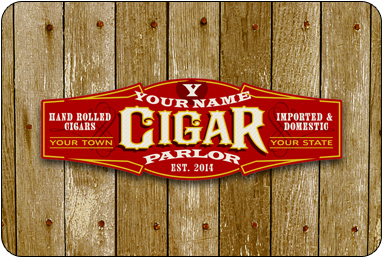 Personalized Cigar Sign #2